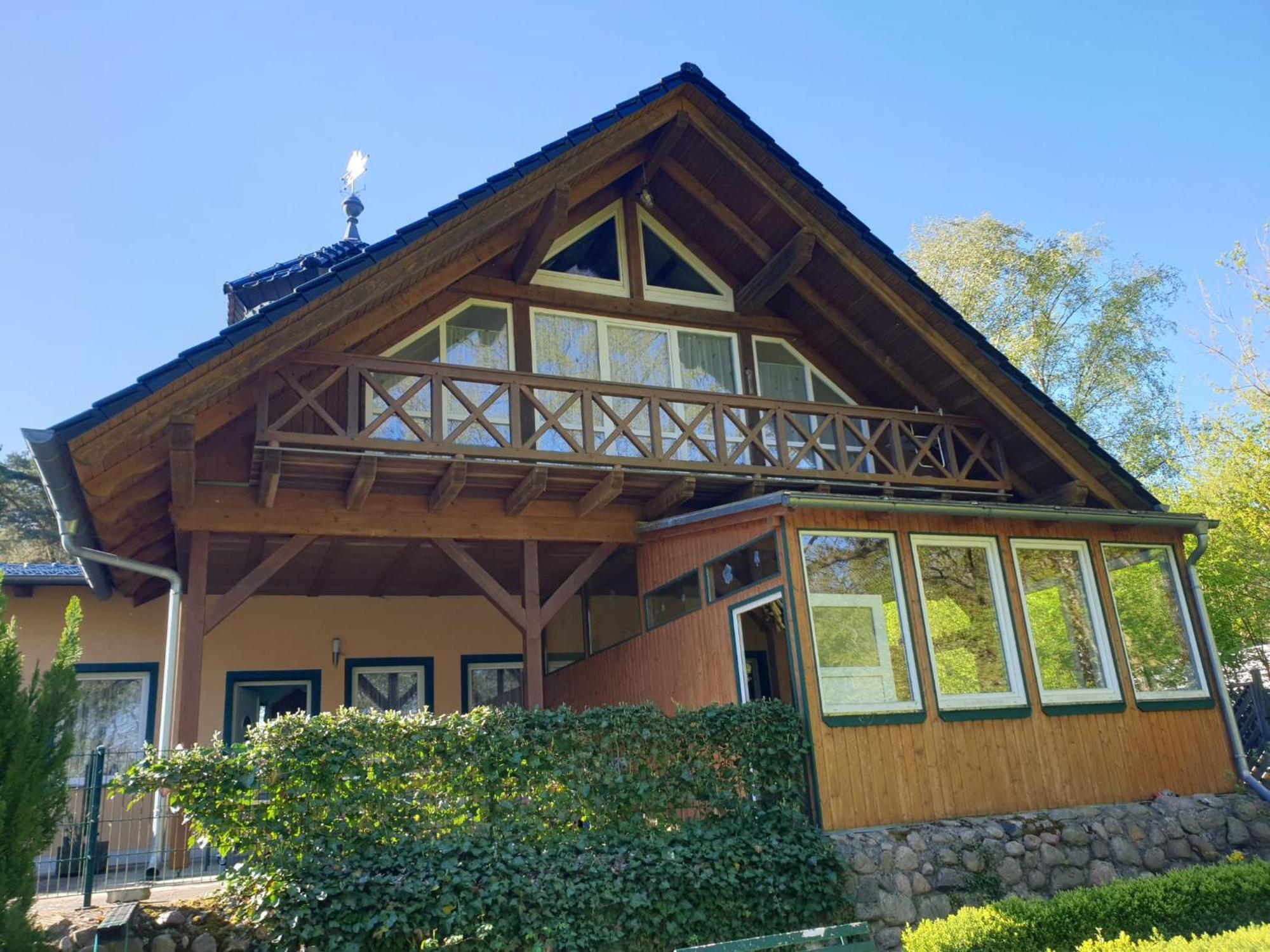 Ferienhaus Star Villa-Paelitzsee Grosszerlang Esterno foto